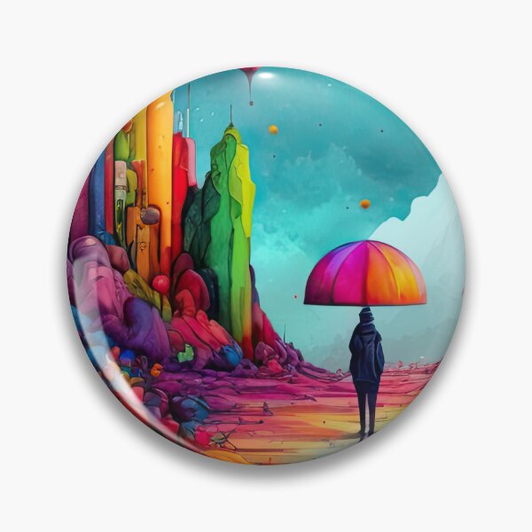 Item preview, Melting Rainbow Abstract designed and sold by BrushBubble.