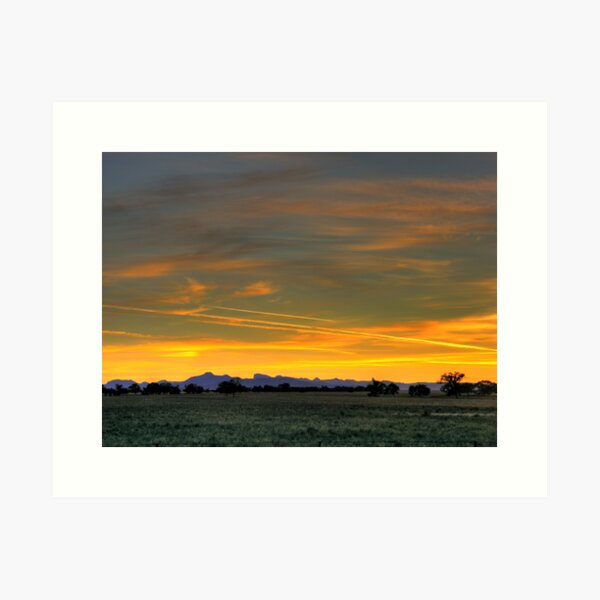 Item preview, Sunrise over the Warrumbungles Mountains 002 designed and sold by pedroski.