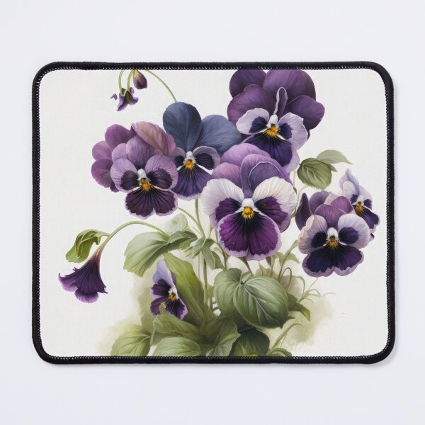 Item preview, Purple Violas  designed and sold by Vanover Designs.