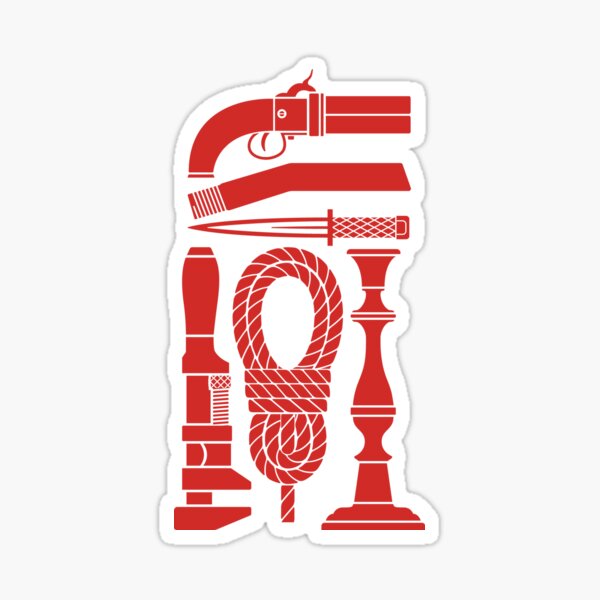 Kill Mr. Body - Scarlet Sticker