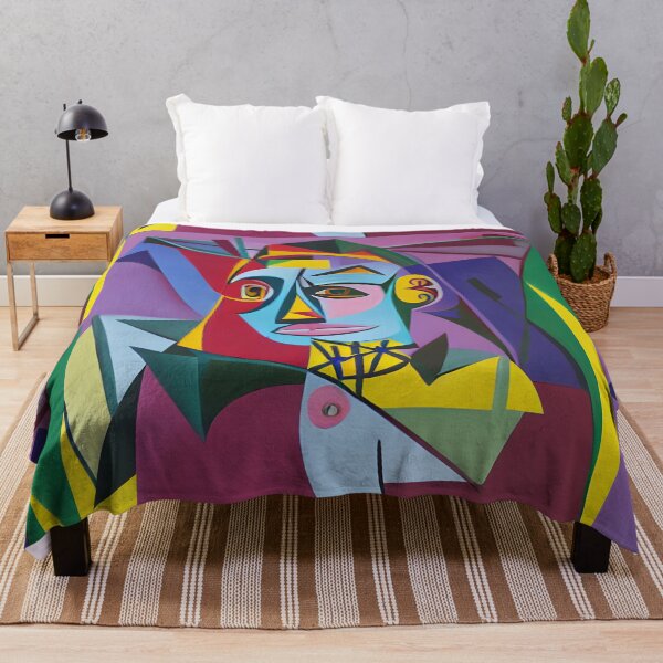 Item preview, Cubism Colorful Portrait designed and sold by syncscollective.