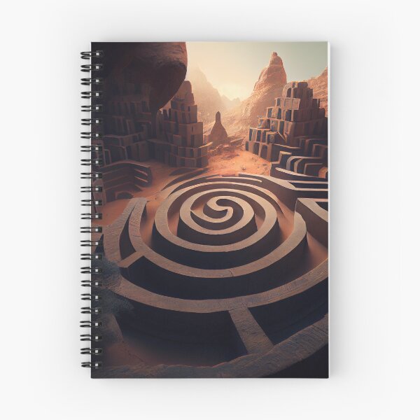 Item preview, The Maze of the Amulet Panorama Digital Painting designed and sold by CodeAndColors.