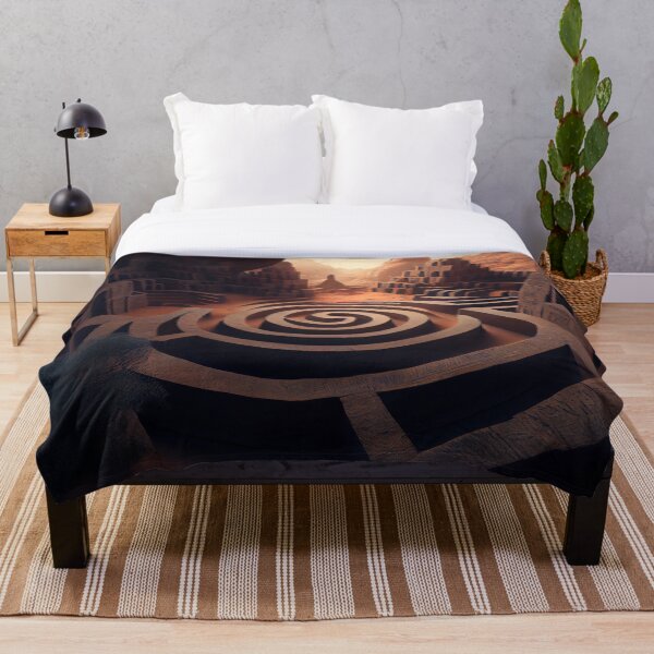 Item preview, The Maze of the Amulet Panorama Digital Painting designed and sold by CodeAndColors.