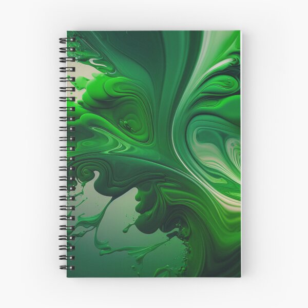 Item preview, St Patricks Day Artwork - Green abstract artwork designed and sold by Unwind-Art-Work.