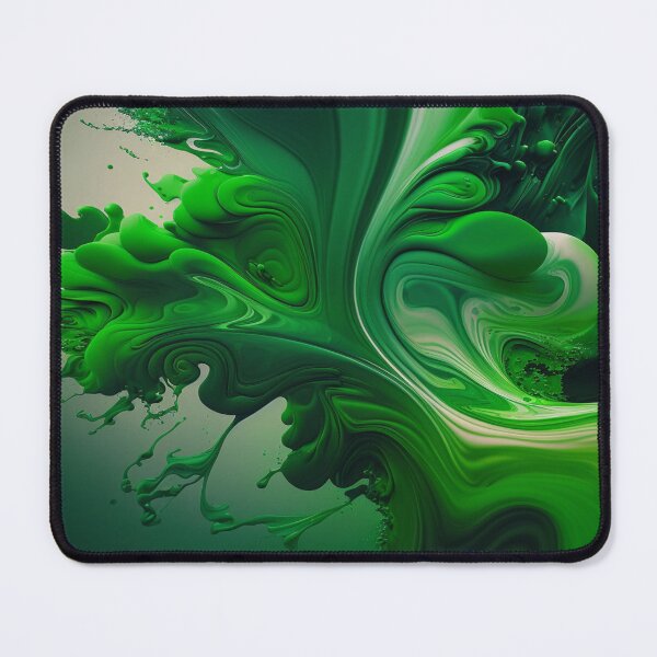 Item preview, St Patricks Day Artwork - Green abstract artwork designed and sold by Unwind-Art-Work.