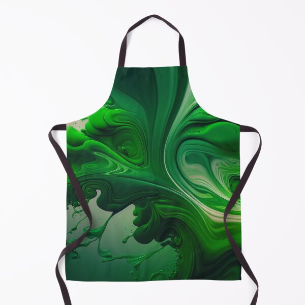 Item preview, St Patricks Day Artwork - Green abstract artwork designed and sold by Unwind-Art-Work.