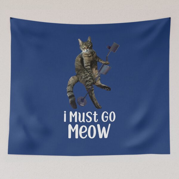 Item preview, Funny Cat Metal Detecting  designed and sold by Art by Jess.