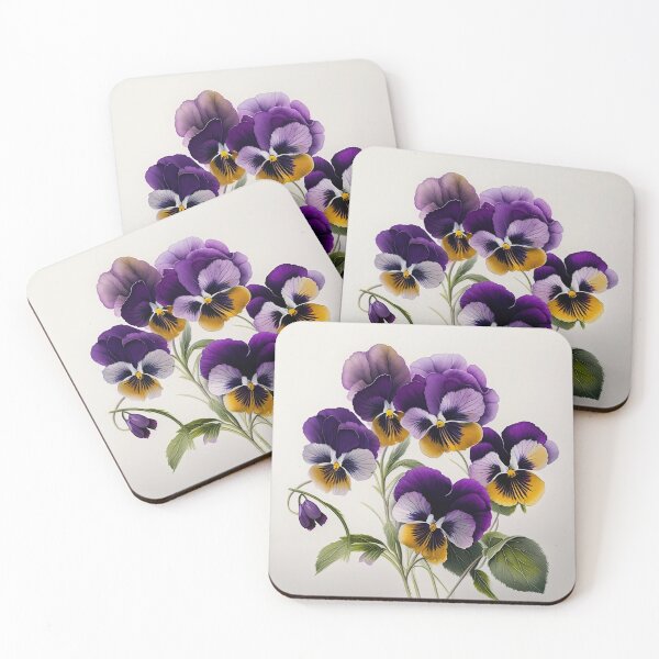 Item preview, Purple Violas  designed and sold by Vanover Designs.