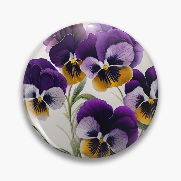 Item preview, Purple Violas  designed and sold by Vanover Designs.