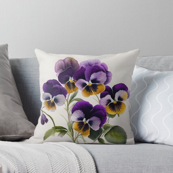 Item preview, Purple Violas  designed and sold by Vanover Designs.