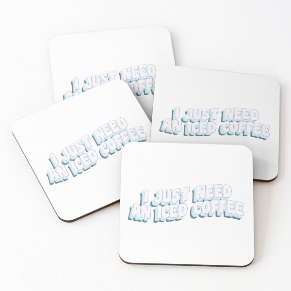 Item preview, I Just Need An Iced Coffee designed and sold by KMIKBAL7.