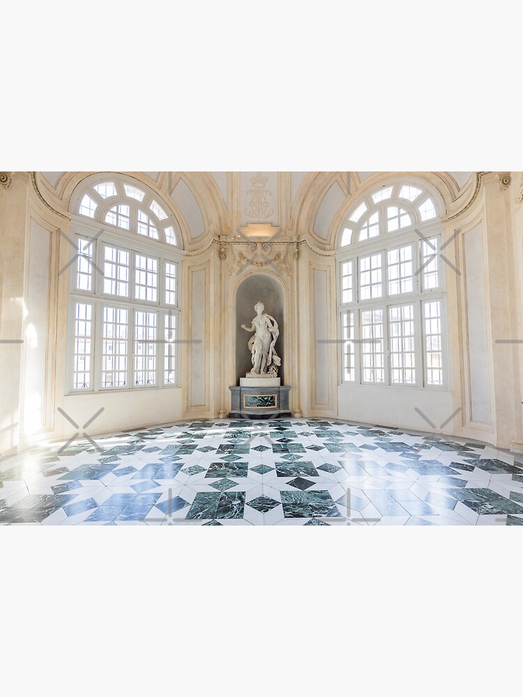 Galleria grande, Royal Palace of Venaria Reale, Italy Stock Photo