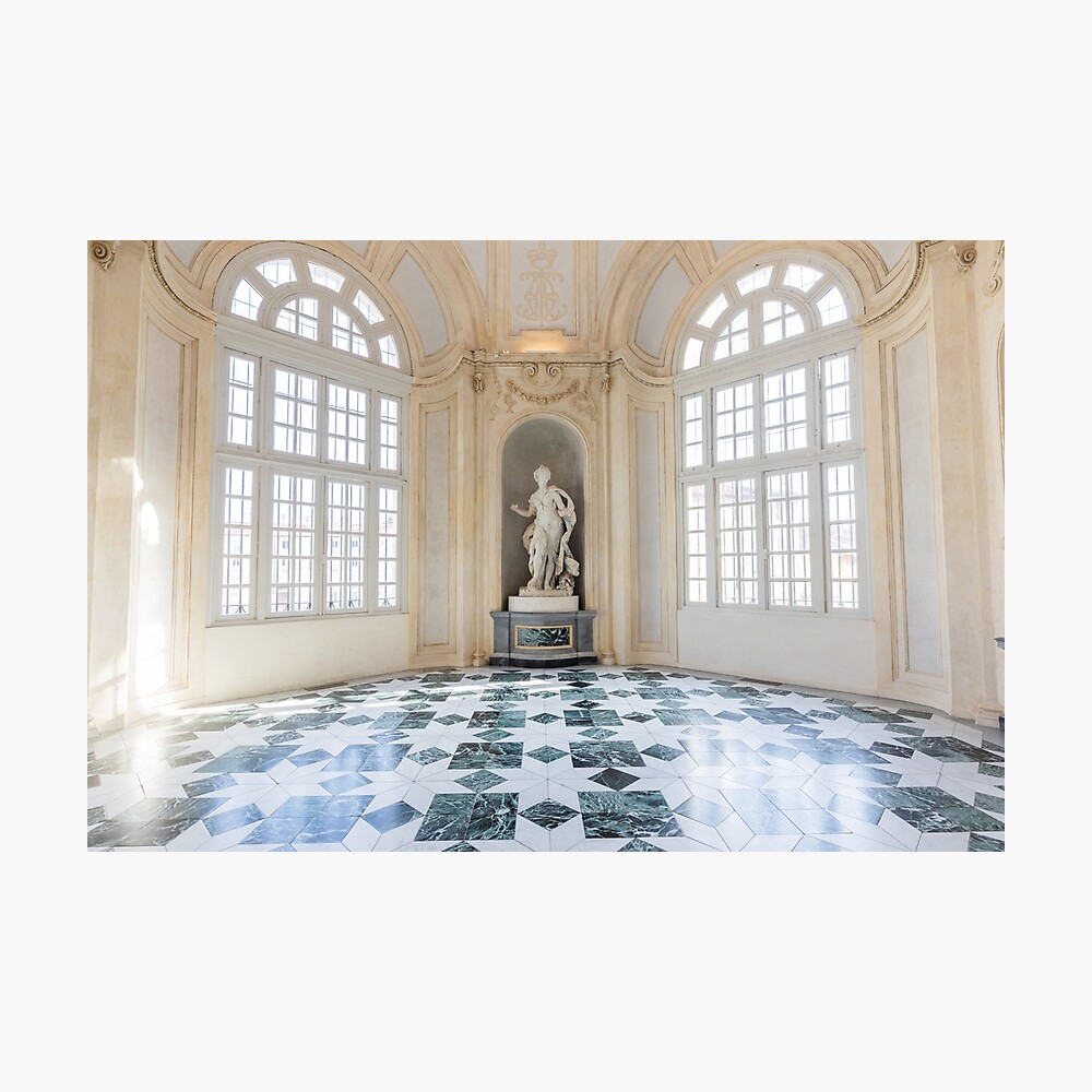 Venaria Reale, Italy - luxury interior old royal palace. Gallery