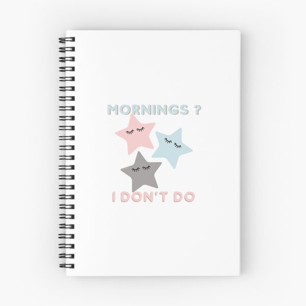 Item preview, I don't do mornings | designed and sold by YS-Prints.