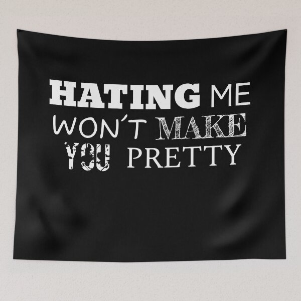 Item preview, Hating me won't make you happy t-shirts designed and sold by wiggy38.