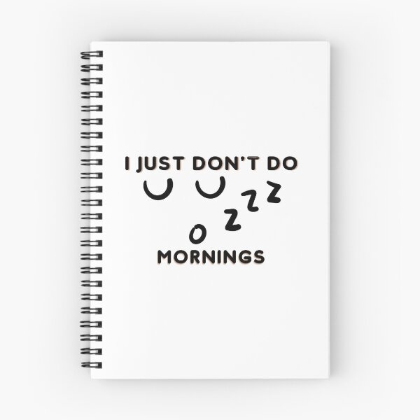 Item preview, I don't do mornings | designed and sold by YS-Prints.