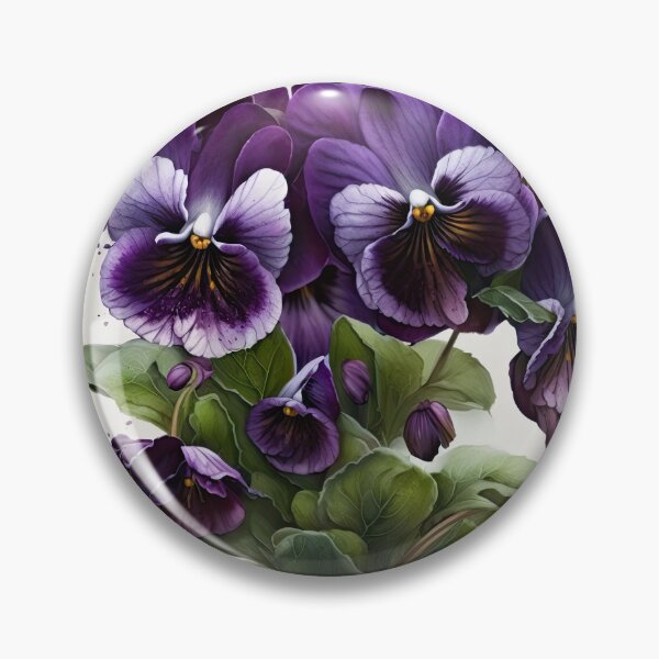 Item preview, Purple Violas  designed and sold by Vanover Designs.