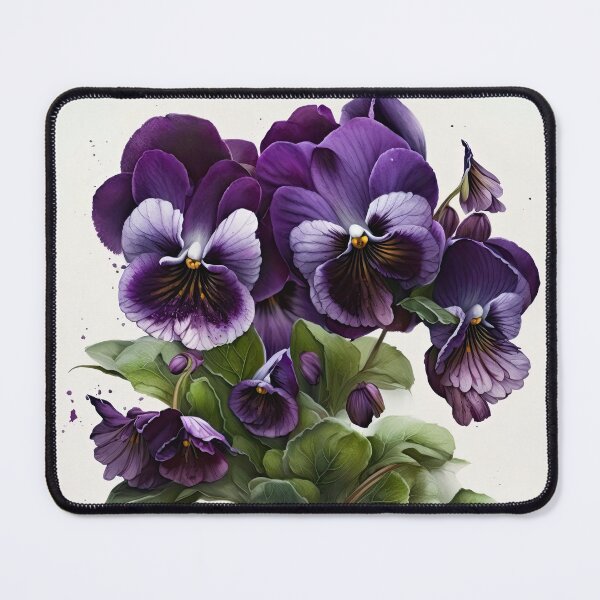 Item preview, Purple Violas  designed and sold by Vanover Designs.