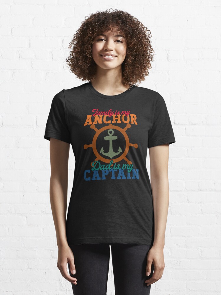 Womens Nautical T-shirt Nautical Shirt Captain Anchor Shirt