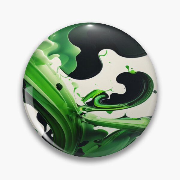 Item preview, St Patricks Day Artwork - Green abstract artwork designed and sold by Unwind-Art-Work.