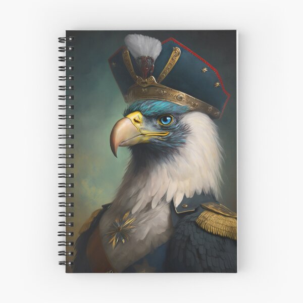 Item preview, EAGLE Portrait, Imperial Pet Portrait, Renaissance Animal Painting,  Pet Lover Gif, AI art, Print Art designed and sold by XIX361ART.