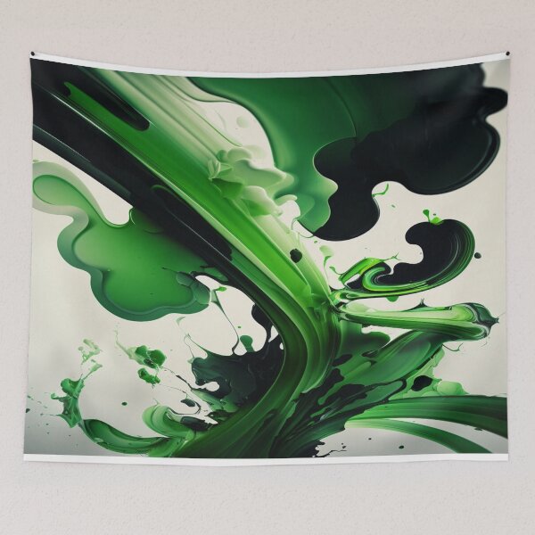 Item preview, St Patricks Day Artwork - Green abstract artwork designed and sold by Unwind-Art-Work.