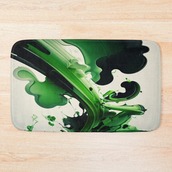 Item preview, St Patricks Day Artwork - Green abstract artwork designed and sold by Unwind-Art-Work.