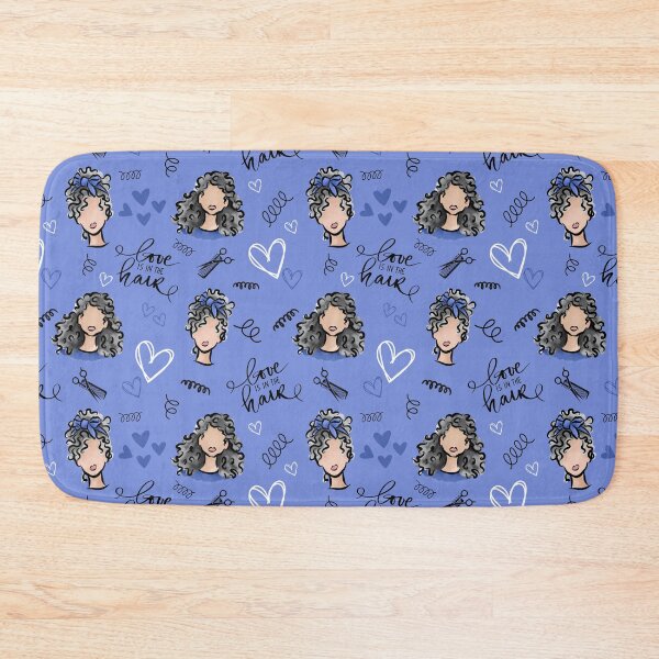 Item preview, Love is in the Hair (Gray) designed and sold by Curly-Cuties.