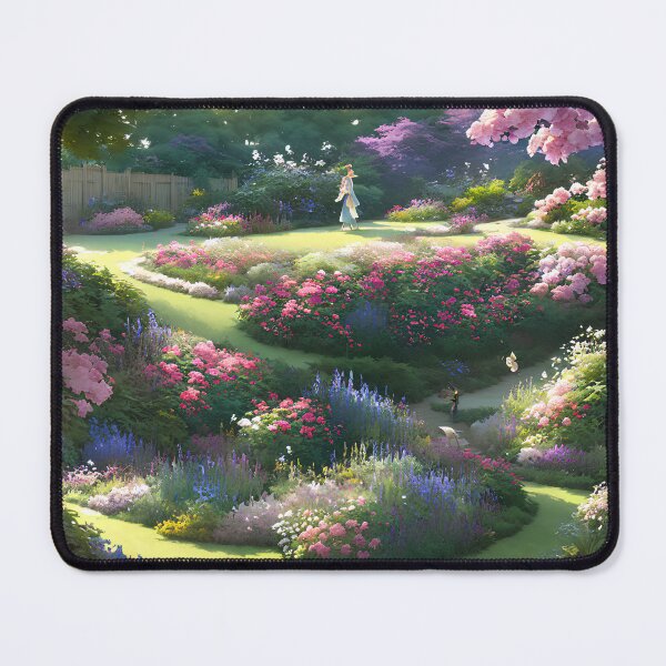 Item preview, April Sweet Pea Garden Path designed and sold by FamiliarPufferfish.