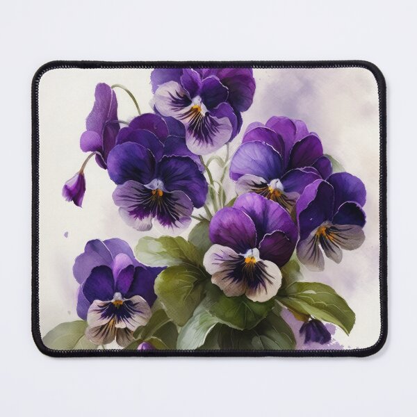 Item preview, Purple Violas  designed and sold by Vanover Designs.