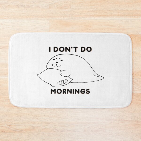 Item preview, I don't do mornings | designed and sold by YS-Prints.