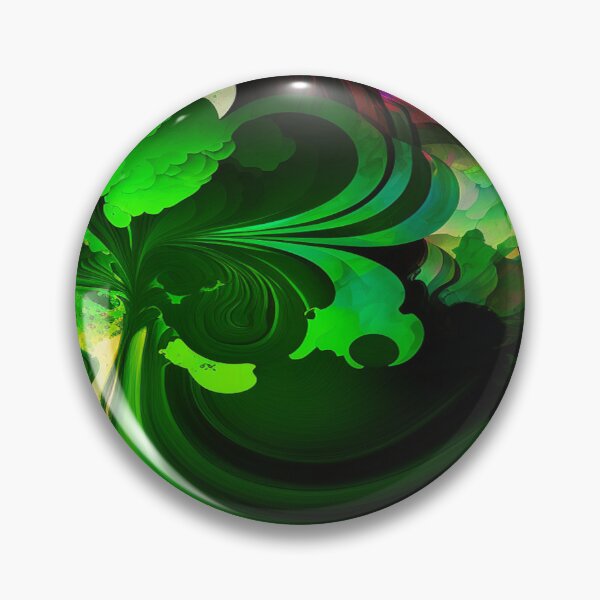 Item preview, St Patricks Day Artwork - Green abstract artwork designed and sold by Unwind-Art-Work.