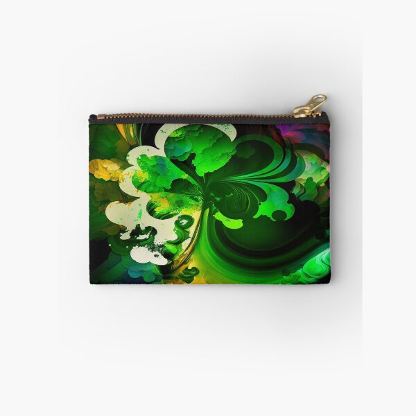 Item preview, St Patricks Day Artwork - Green abstract artwork designed and sold by Unwind-Art-Work.