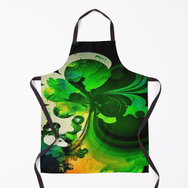 Item preview, St Patricks Day Artwork - Green abstract artwork designed and sold by Unwind-Art-Work.