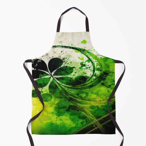 Item preview, St Patricks Day Artwork - Green abstract artwork designed and sold by Unwind-Art-Work.
