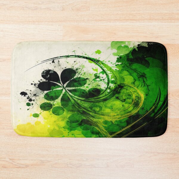 Item preview, St Patricks Day Artwork - Green abstract artwork designed and sold by Unwind-Art-Work.