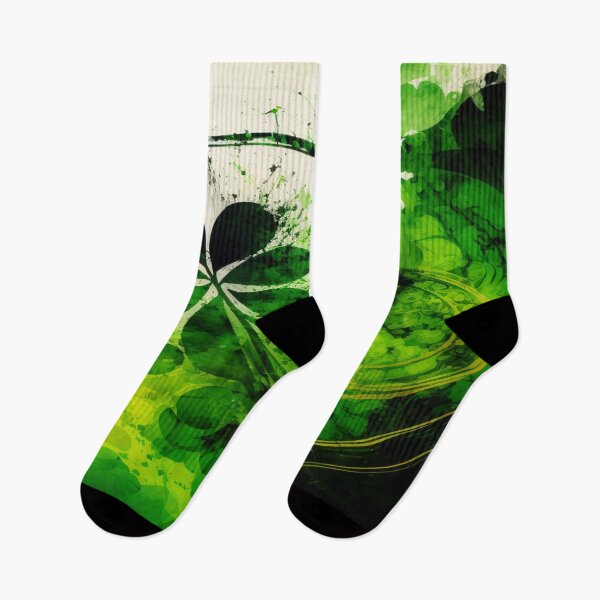 Item preview, St Patricks Day Artwork - Green abstract artwork designed and sold by Unwind-Art-Work.