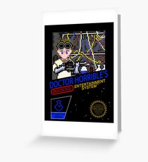 NINTENDO: NES DOCTOR HORRIBLE Greeting Card