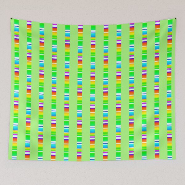 Item preview, Colorful green creative line pattern |  Vibrant cute color combination designed and sold by lausn.
