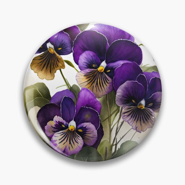 Item preview, Purple Violas  designed and sold by Vanover Designs.