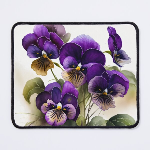Item preview, Purple Violas  designed and sold by Vanover Designs.