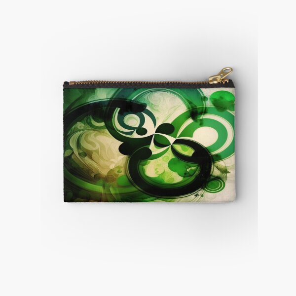Item preview, St Patricks Day Artwork - Green abstract artwork designed and sold by Unwind-Art-Work.