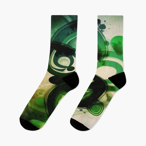 Item preview, St Patricks Day Artwork - Green abstract artwork designed and sold by Unwind-Art-Work.