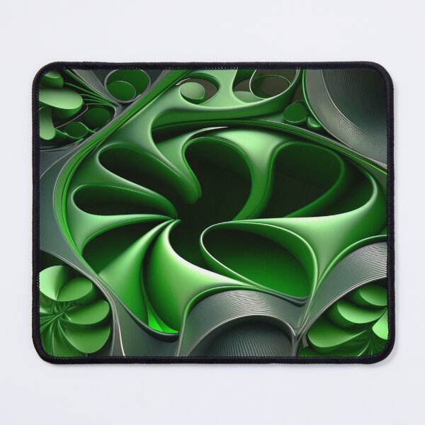 Item preview, St Patricks Day Artwork - Green abstract artwork designed and sold by Unwind-Art-Work.