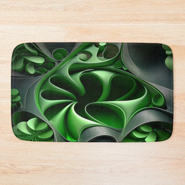Item preview, St Patricks Day Artwork - Green abstract artwork designed and sold by Unwind-Art-Work.