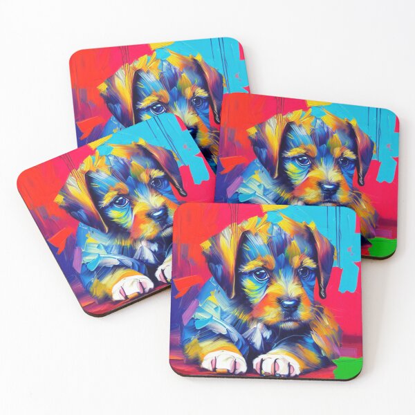 Item preview,  playful pup cast designed and sold by HOMEDESIGNPRINT.