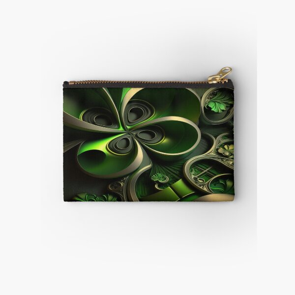 Item preview, St Patricks Day Artwork - Green abstract artwork designed and sold by Unwind-Art-Work.