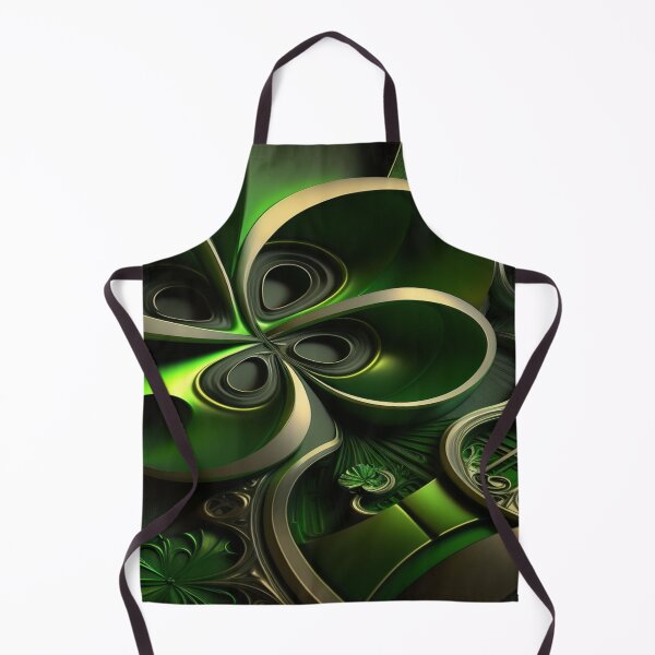 Item preview, St Patricks Day Artwork - Green abstract artwork designed and sold by Unwind-Art-Work.