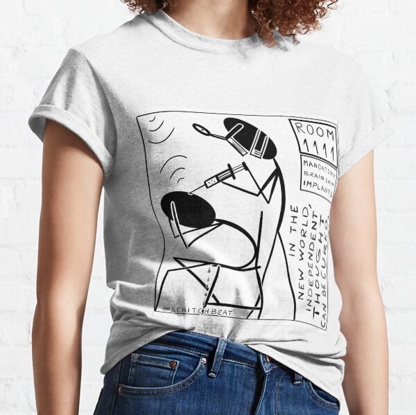 brain_chip Classic T-Shirt
