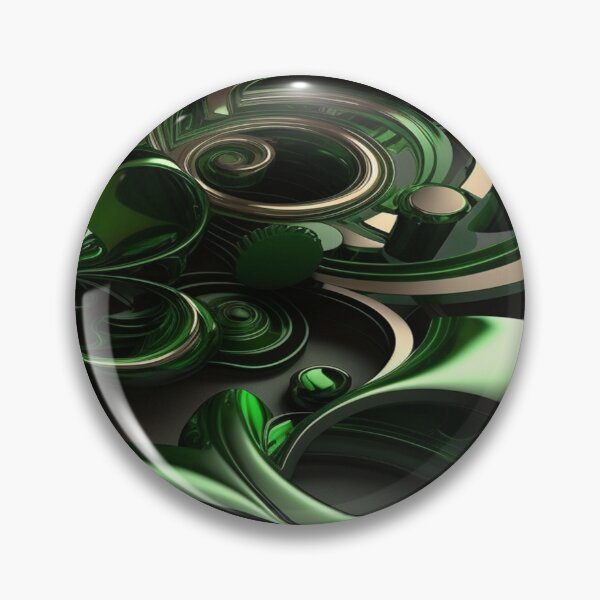 Item preview, St Patricks Day Artwork - Green abstract artwork designed and sold by Unwind-Art-Work.
